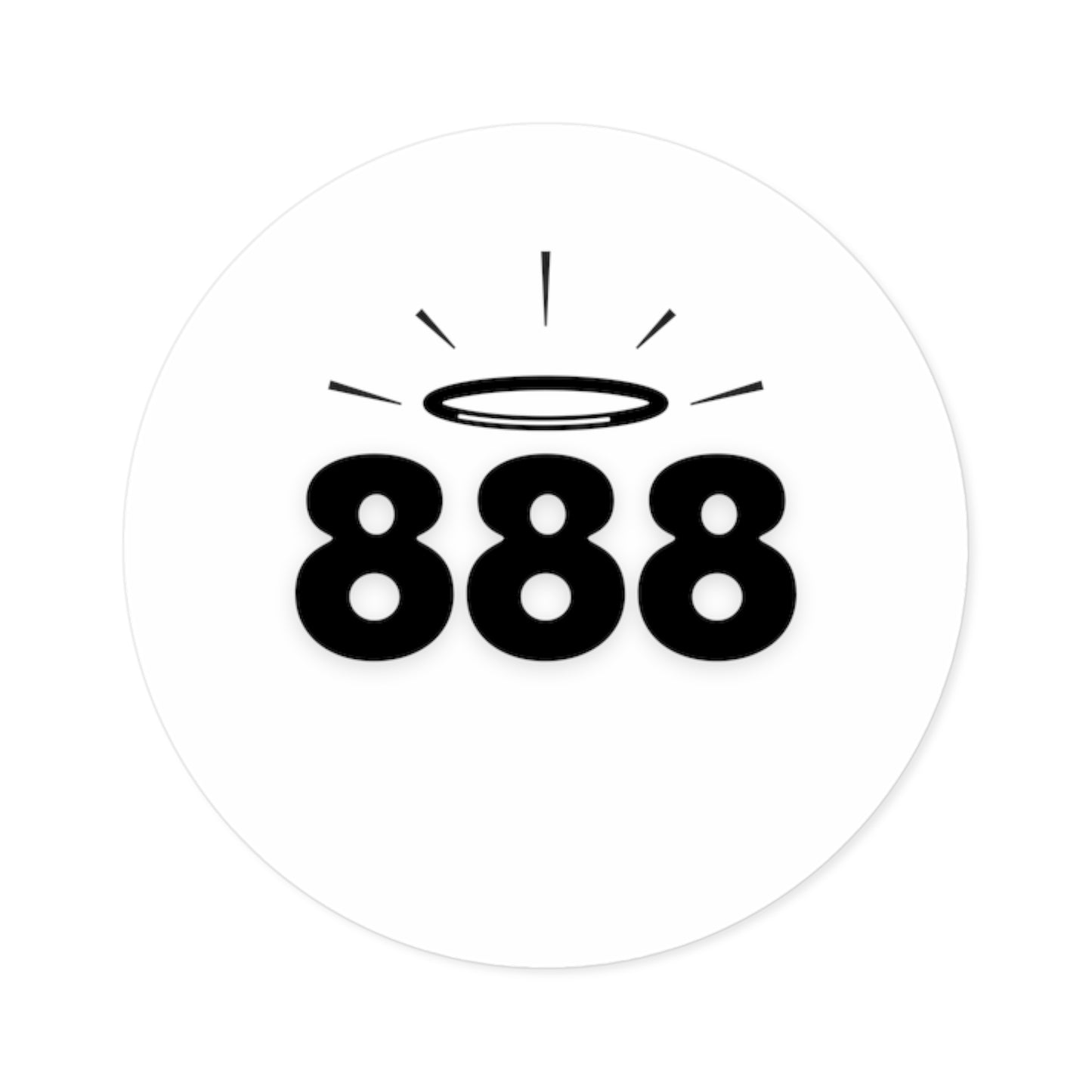 888 PROFUSION - ANGEL NUMBER STICKER