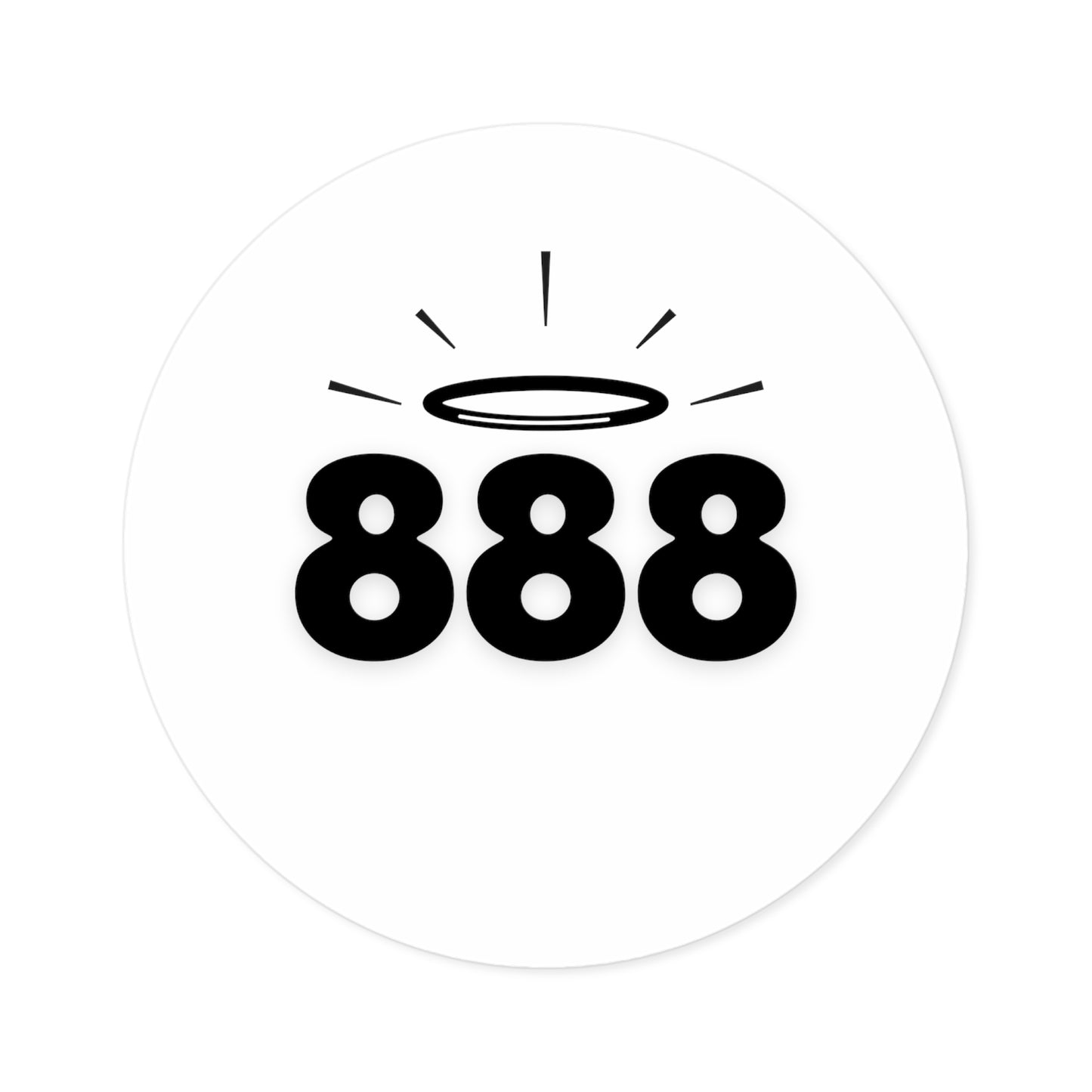 888 PROFUSION - ANGEL NUMBER STICKER